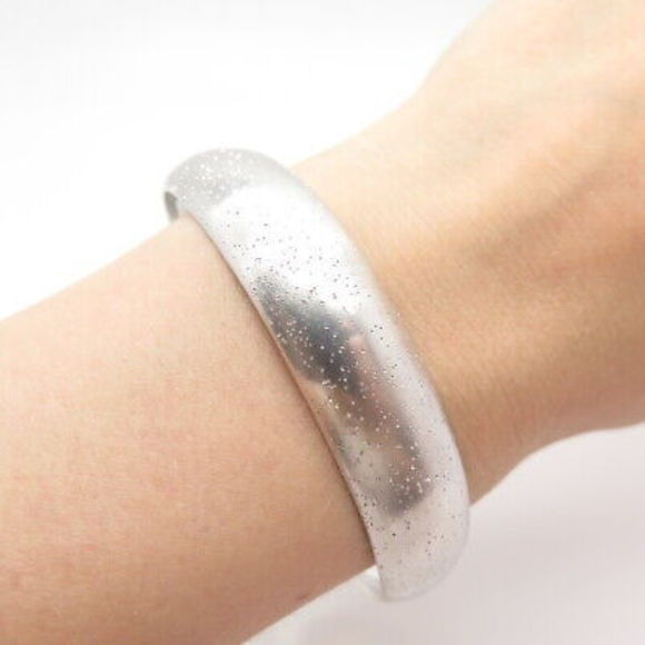 925 Sterling Silver Vintage Classic Adjustable Cuff...
